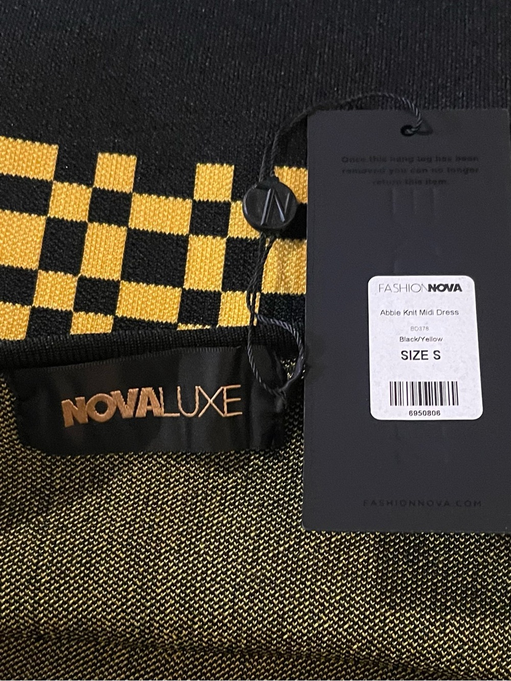 Fashion Nova Luxe Bodycon Dress Abbie Knit Midi Dress - Picture 6 of 7
